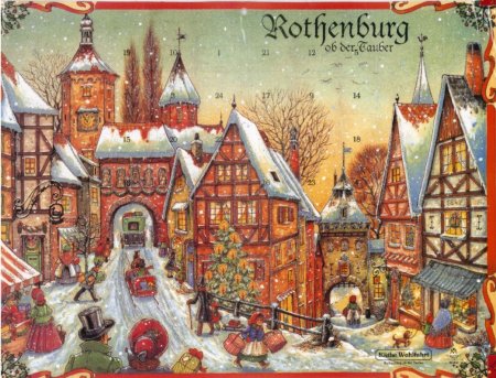 Немецкие Рождественские иллюстрации