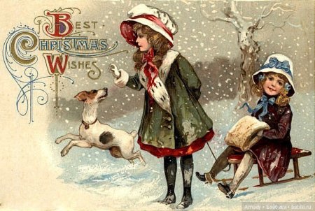 Винтажные открытки с новым годом