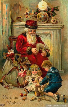 Винтажные новогодние открытки