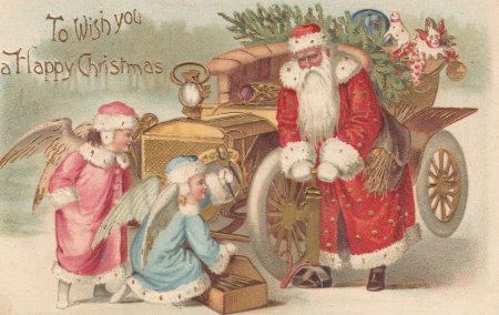 Старинные Рождественские открытки