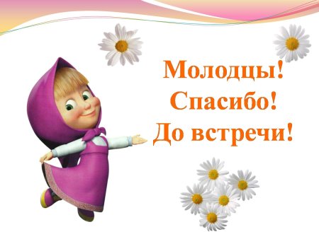 Молодцы до новых встреч