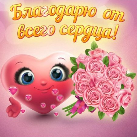 Благодарю от всего сердца