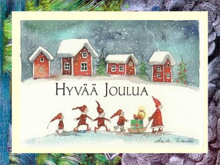 С новым годом на финском языке