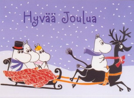 Hyvää joulua открытки