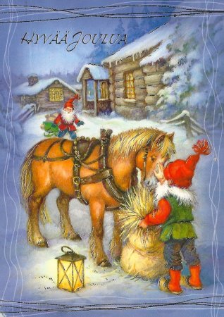 Финские Рождественские открытки