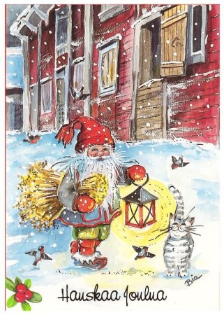 Hauska joulua открытки