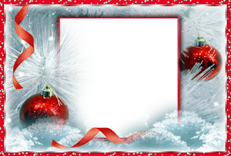 Новогодняя рамка для поздравления с новым годом