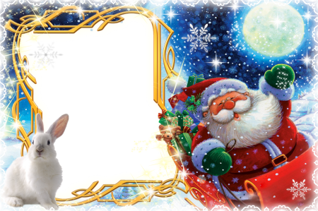 Рамка Новогодняя детская