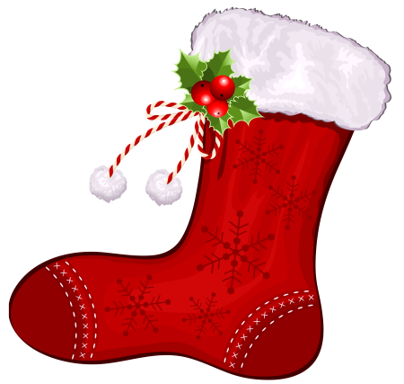Christmas Red Sock д2