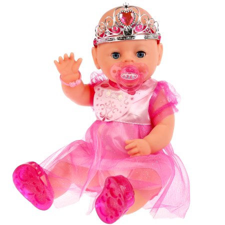 Интерактивная кукла Карапуз пупс принцесса 40 см y40bb-dp-PRS-ru