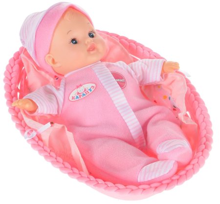 Интерактивный пупс Карапуз в корзинке, 23 см, 211-041-v-ic-2