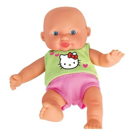 Пупс "Карапуз" hello Kitty 10см, в кроватке, с аксесс., одежда в ассорт. В русс.