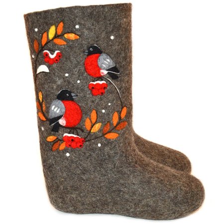 Украшение валенок