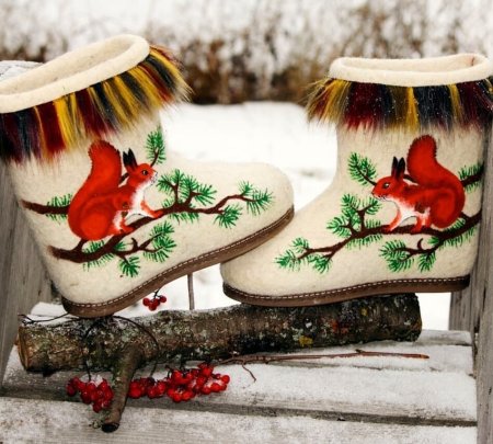 Валяная обувь