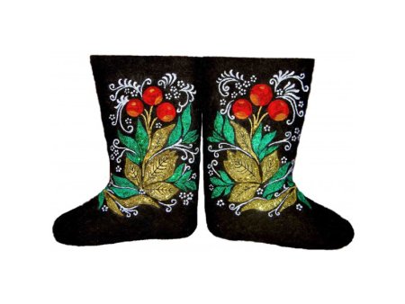 Сапоги в русском стиле