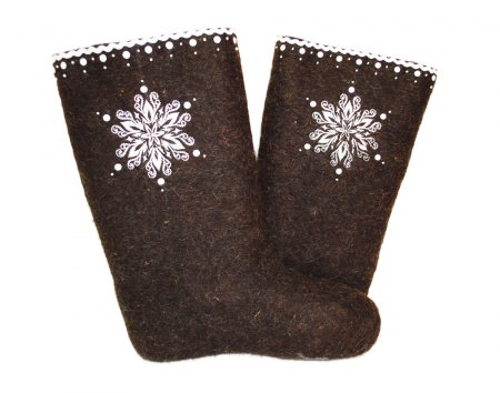 Валенки с орнаментом