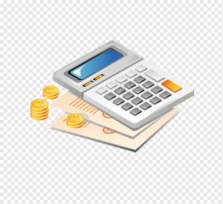 Бухгалтерия на прозрачном фоне