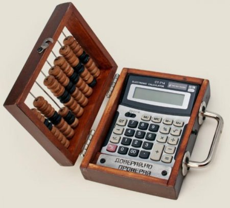 Счеты и калькулятор