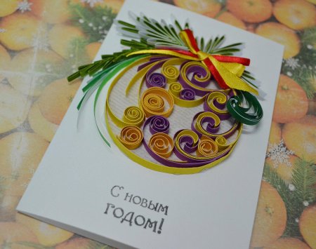 Квиллинг новогодние поделки