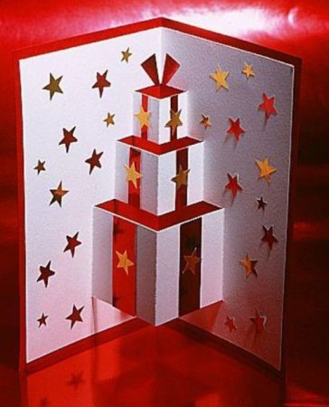 Рождественская открытка своими руками