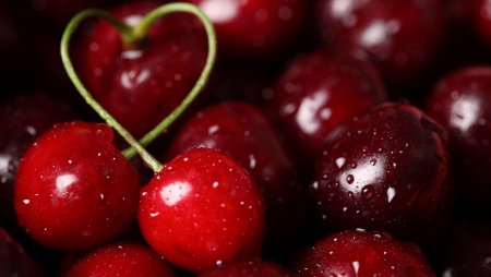 Красивая вишня