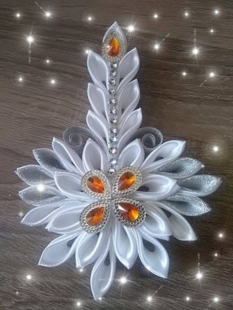 Канзаши новогодние украшения