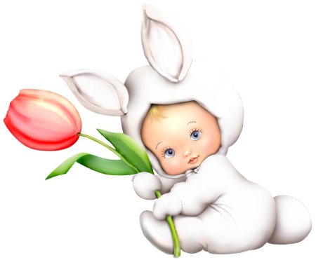 Младенец на прозрачном фоне