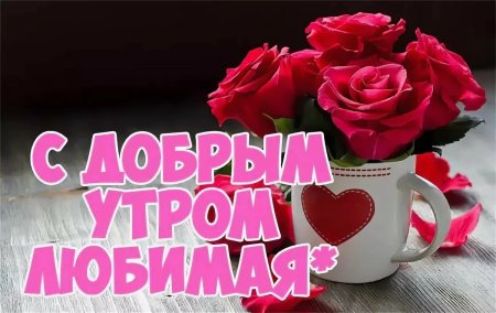 Доброе утро девушке любимой