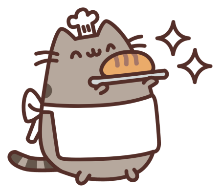 Пушин Кэт с едой