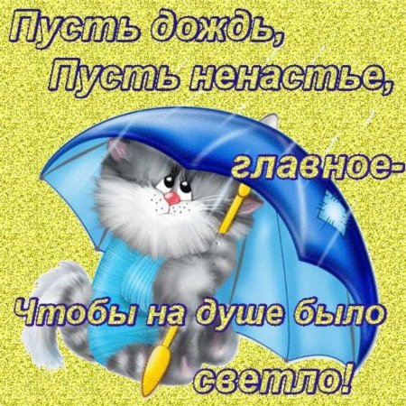 Хорошего настроения в любую погоду