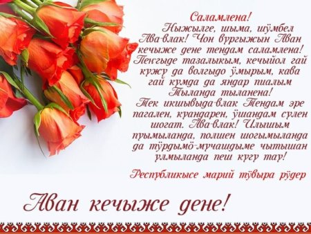 26 мая Верховный карт Марий Эл Александр Таныгин принимает поздравления с Днем рождения
