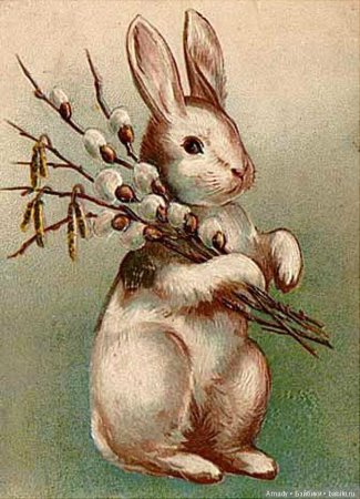 Винтажный Пасхальный кролик