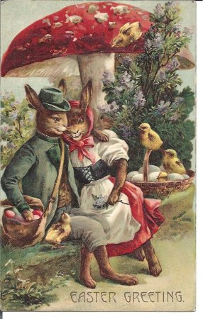 Старинные пасхальные открытки