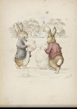 Беатрис Поттер кролики Рождественские