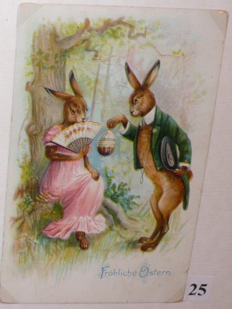 Пасхальные старинные открытки 19 века