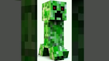 Зомби и КРИПЕР майнкрафт