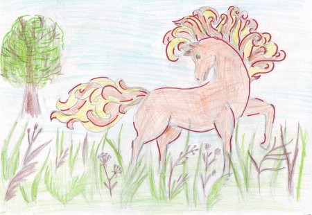 Иллюстрация к сказке Сивка бурка