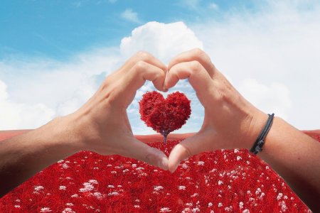 Сердечко руками