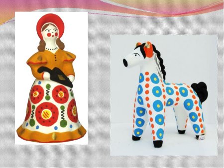 Дымковская игрушка красками