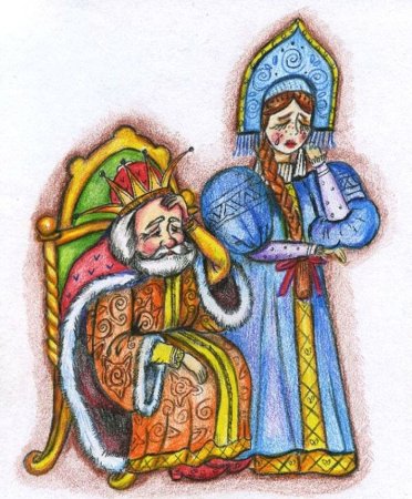 Царь из сказки Царевна Несмеяна