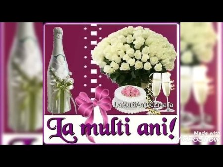 Открытки с днем рождения la Multi ani
