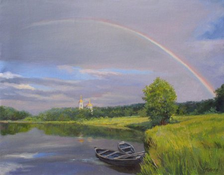 "Пейзаж с радугой" Роберт Данкансон