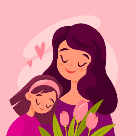 Рисунок ко Дню матери