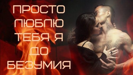 Я безумно тебя люблю