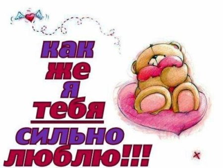 Люблю тебя безумно