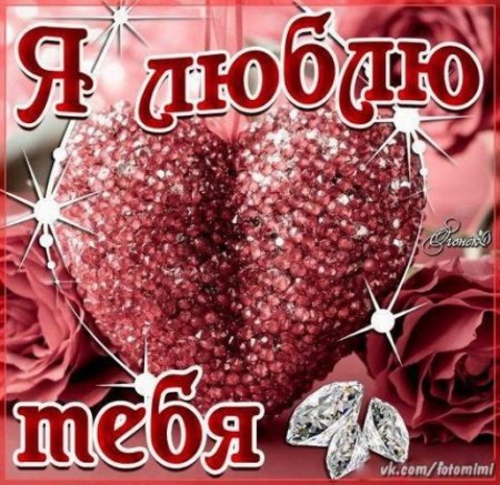 Я безумно тебя люблю