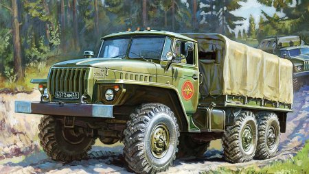 Армейский грузовик Урал 4320