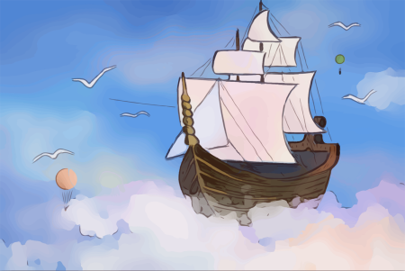 Корабль рисунок