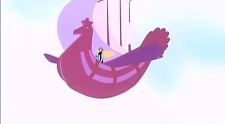 Корабль из мультика Летучий корабль