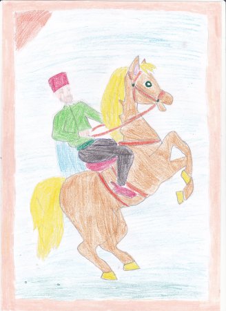 Иллюстрация к сказке Ашик Кериб